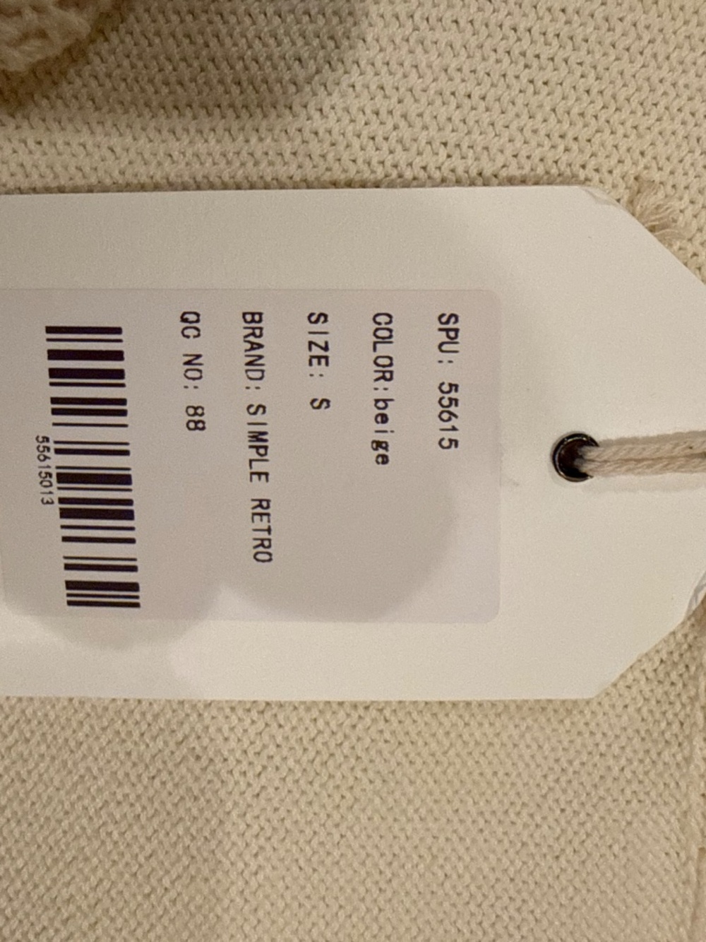 Beautiful clasic cardigan, cream - Picture 3 of 8